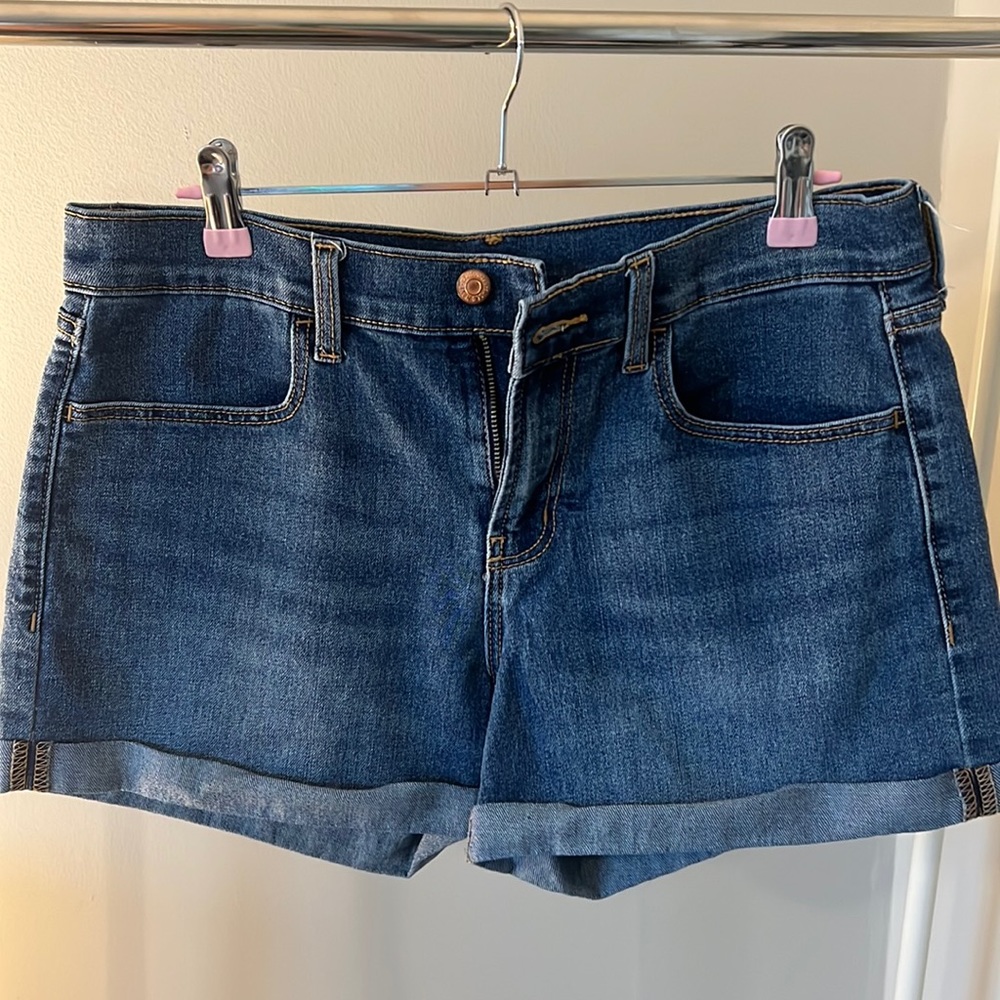 Denim shorts